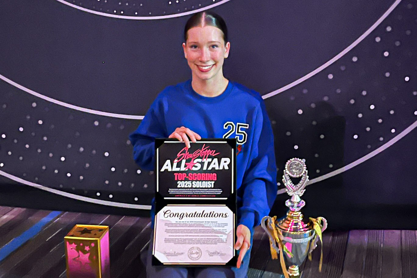 University High senior Rainbow Cottrell takes first overall for solo routine at Showstopper national dance competition